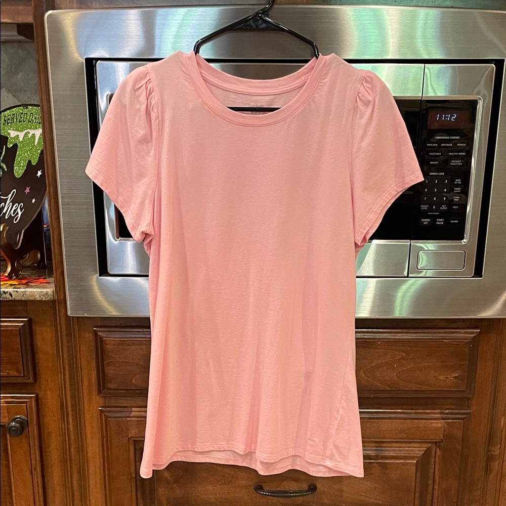 Crown & Ivy Soft Pink Short Sleeve Tee